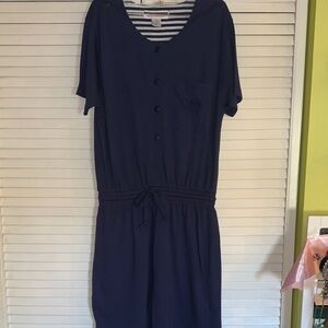 Jennifer Moore Dark Blue romper